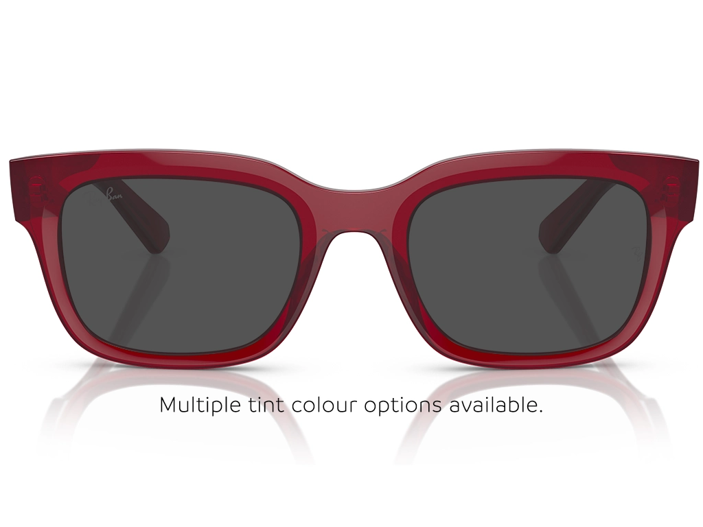 Ray-Ban Chad 0RX7217 8265 Transparent Red 52