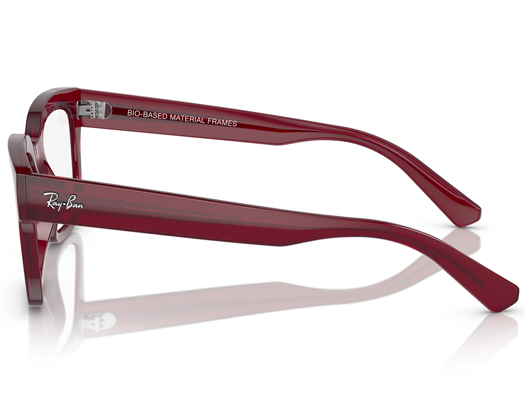 Ray-Ban Chad 0RX7217 8265 Transparent Red 52