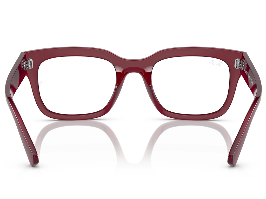 Ray-Ban Chad 0RX7217 8265 Transparent Red 52