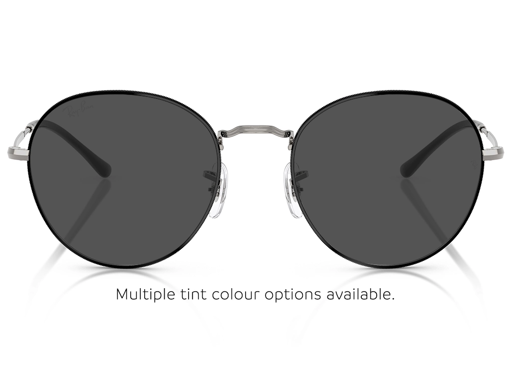 Ray-Ban David RX3582V 3179 49 Black on Gunmetal