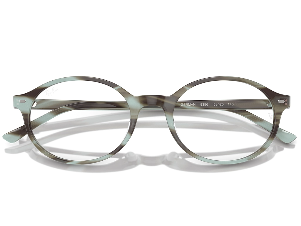 Ray-Ban German RX5429 8356 51 Striped Green