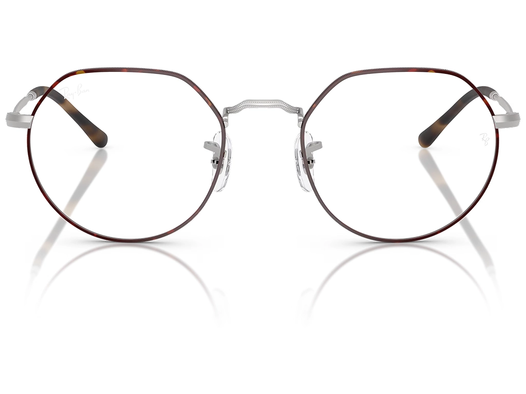 Ray-Ban Jack RX6465 3194 51 Polished Matte Havana on Matte Silver