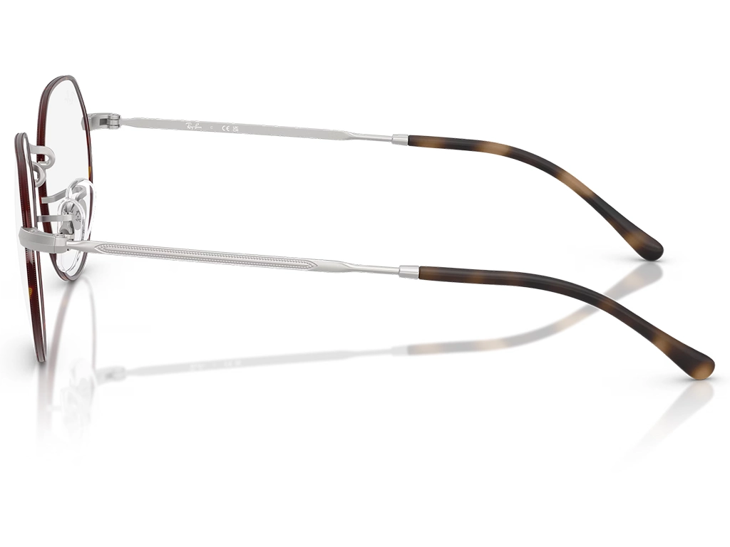 Ray-Ban Jack RX6465 3194 51 Polished Matte Havana on Matte Silver