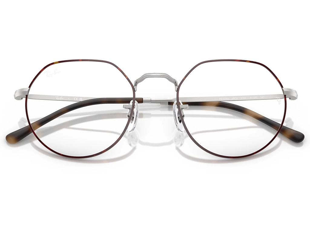 Ray-Ban Jack RX6465 3194 51 Polished Matte Havana on Matte Silver