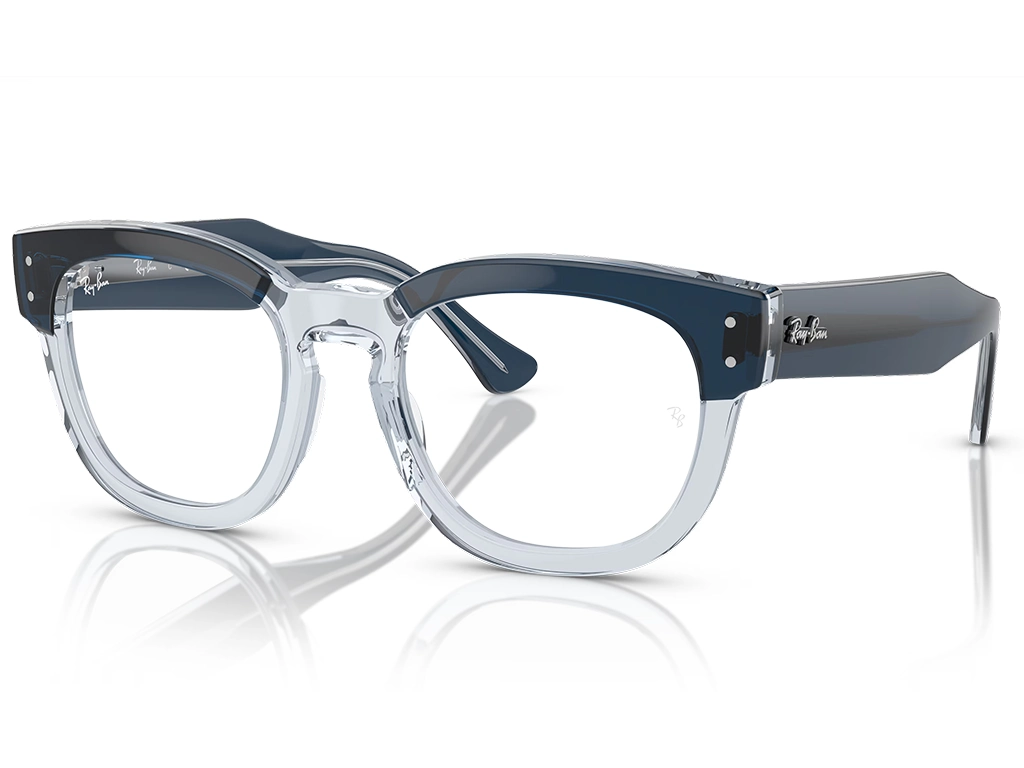 Ray-Ban Mega Hawkeye RX0298V 8324 50 Blue on Transparent Blue