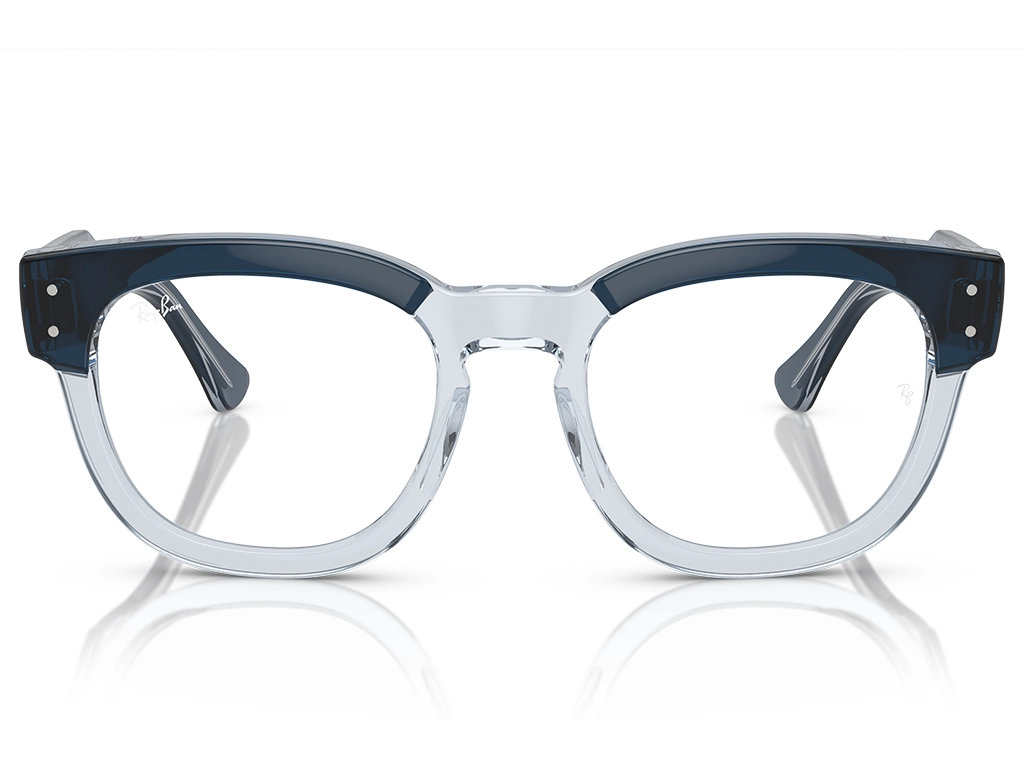 Ray-Ban Mega Hawkeye RX0298V 8324 50 Blue on Transparent Blue