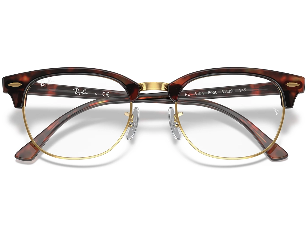 Ray-Ban Clubmaster RX5154 8058 51 Mock Tortoise