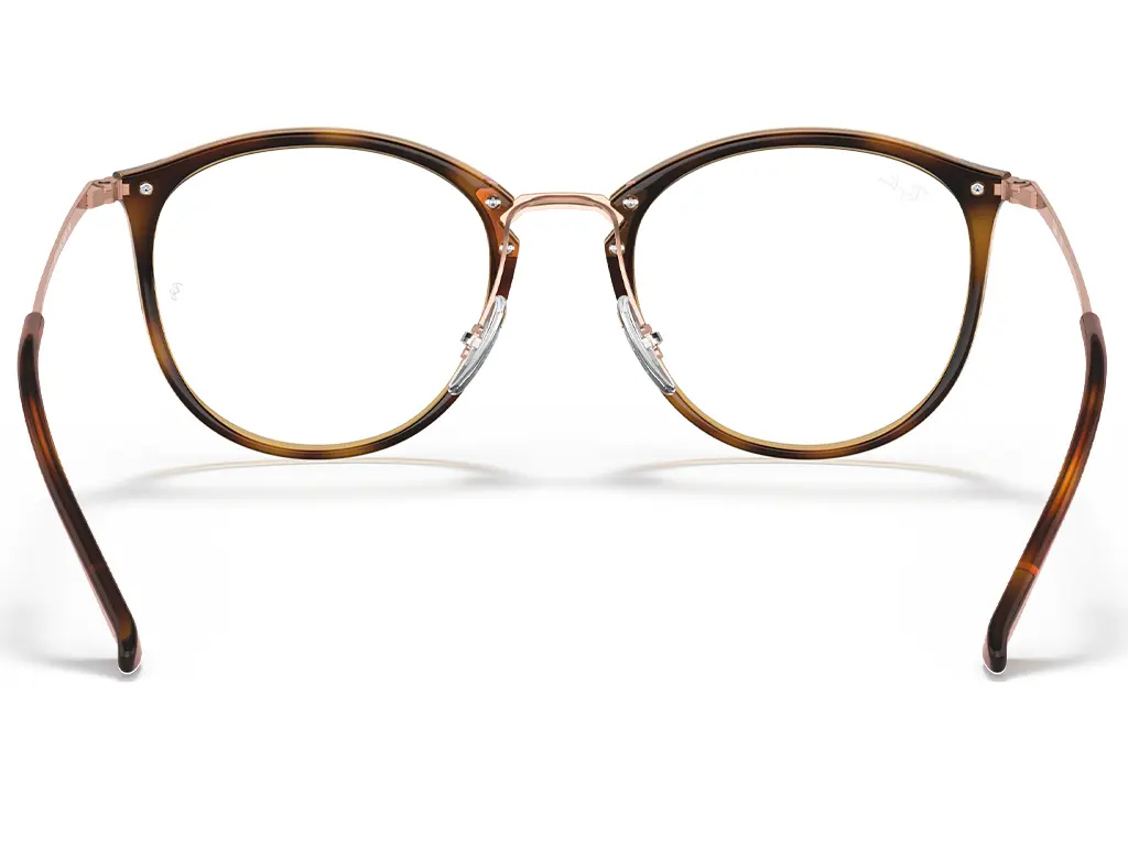Ray-Ban RX7140 Optics 5687 Striped Havana 49