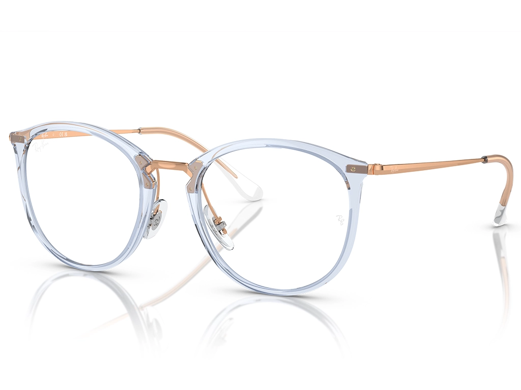 Ray-Ban RX7140 Optics 8336 Transparent Light Blue 49