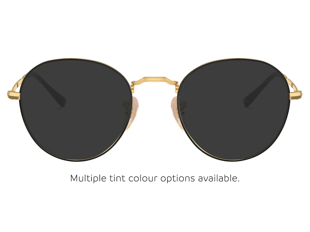Ray-Ban RX3582V 2946 Black on Gold 49