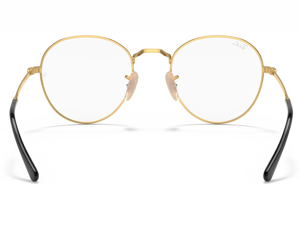 Ray-Ban RX3582V 2946 Black on Gold 49