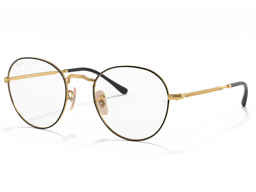 Ray-Ban RX3582V 2946 Black on Gold 51