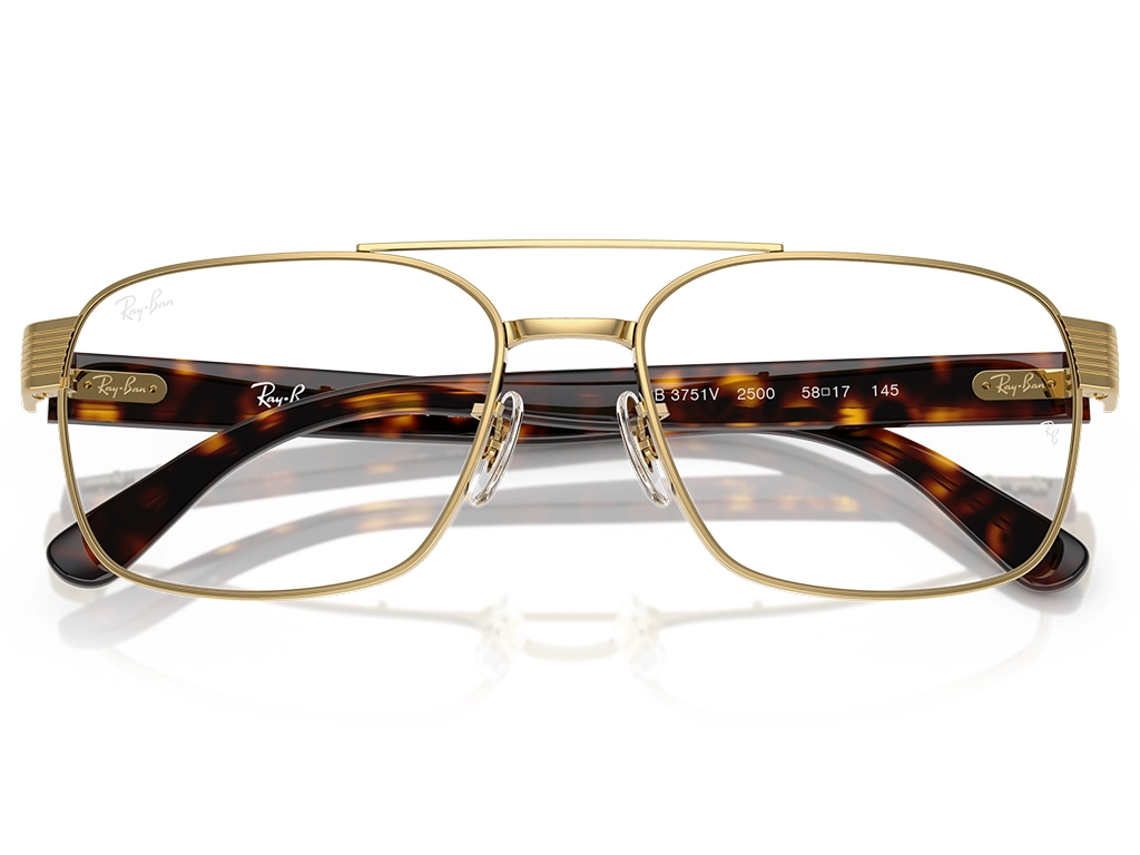 Ray-Ban RX3751V 2500 56 Arista Gold