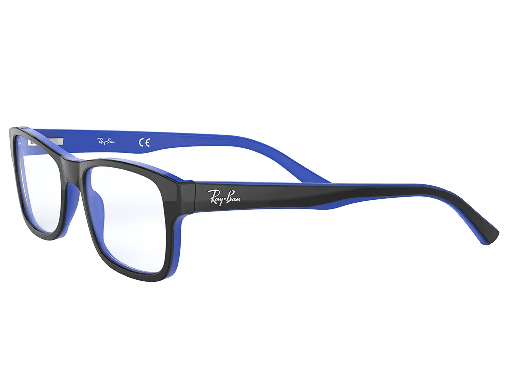 Ray-Ban RX5268 5179 Black on Blue 52
