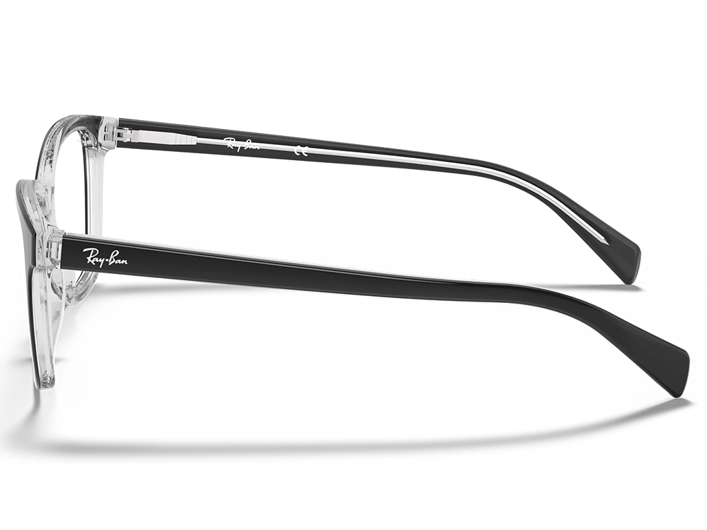 Ray-Ban RX5362 2034 Black on Transparent 54