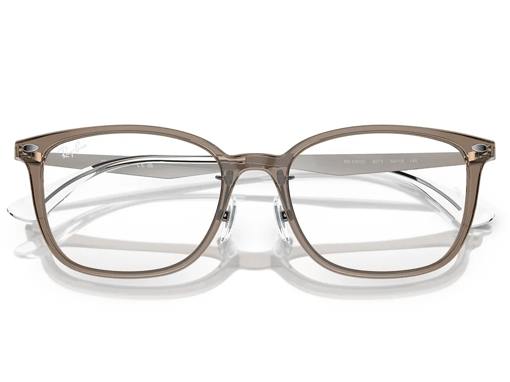 Ray-Ban RX5403D 8274 Transparent Brown 52