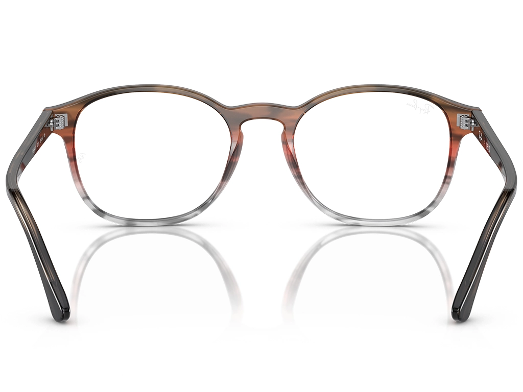 Ray-Ban RX5417 8251 50 Striped Brown and Red