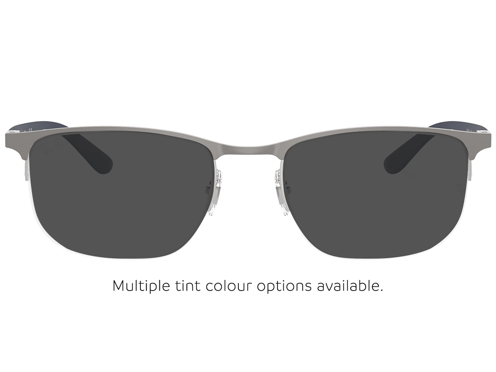 Ray-Ban RX6513 2620 55 Matte Gunmetal on Silver