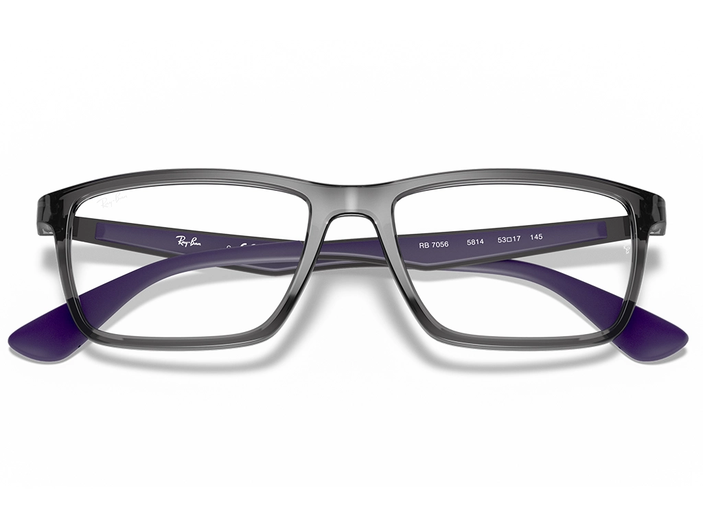 Ray-Ban RX7056 5814 53 Transparent Grey