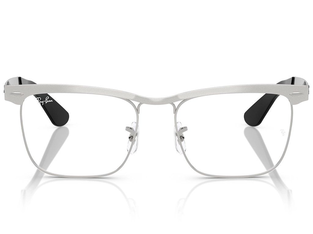 Ray-Ban Wayfarer Deluxe RX3875V 2538 53 Matte Sandblasted Silver