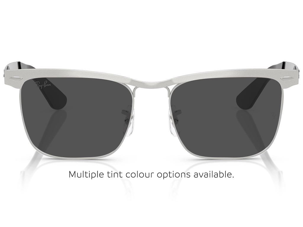 Ray-Ban Wayfarer Deluxe RX3875V 2538 53 Matte Sandblasted Silver