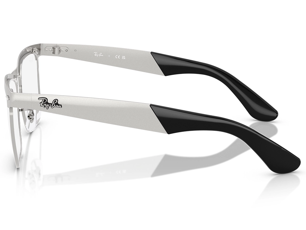 Ray-Ban Wayfarer Deluxe RX3875V 2538 53 Matte Sandblasted Silver