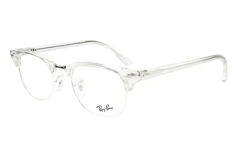 Ray-Ban Clubmaster RX5154 2001 49 White Transparent