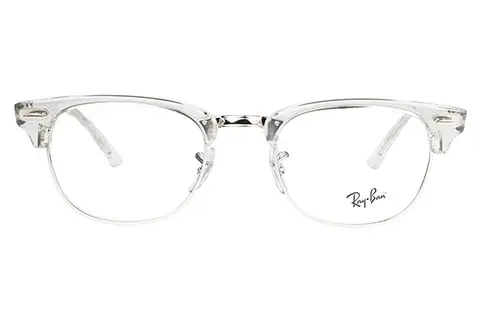 Ray-Ban Clubmaster RX5154 2001 49 White Transparent