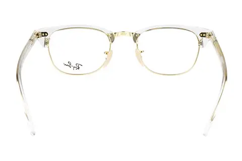 Ray-Ban Clubmaster RX5154 5762 49 Transparent Gold