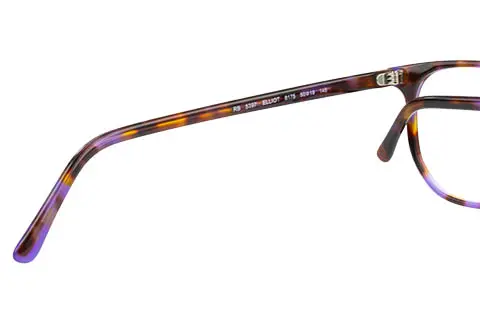 Ray-Ban Elliot RX5397 8175 50 Brown & Violet Havana