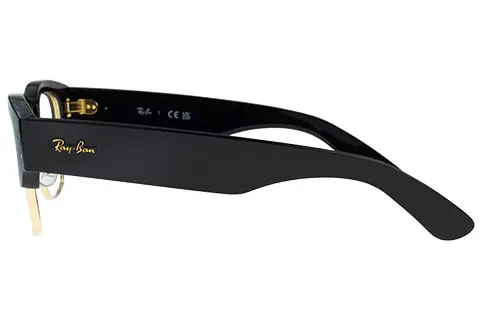 Ray-Ban Mega Clubmaster RX0316V 2000 50 Black on Arista