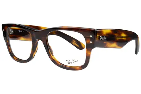 Ray-Ban Mega Wayfarer RX0840V 2144 51 Striped Havana