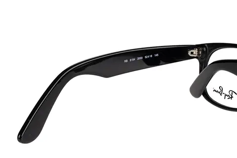 Ray-Ban New Wayfarer RX5184 2000 52 Shiny Black