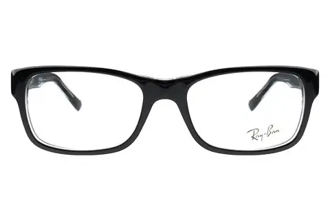 Ray-Ban RX5268 2034 52 Black On Transparent