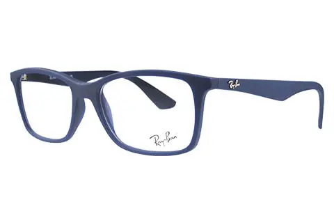 Ray-Ban RX7047 5450 54 Matte Transparent Blue