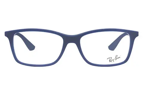 Ray-Ban RX7047 5450 54 Matte Transparent Blue