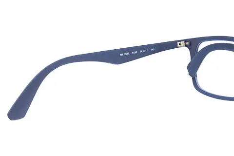 Ray-Ban RX7047 5450 54 Matte Transparent Blue