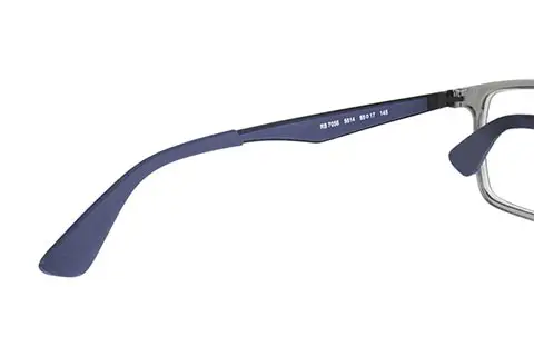 Ray-Ban RX7056 5814 55 Transparent Grey