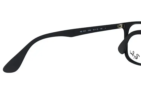 Ray-Ban RX7074 5364 52 Rubber Black