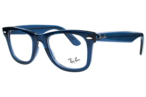 Ray-Ban Wayfarer Ease RX4340V 8223 50 Transparent Dark Blue