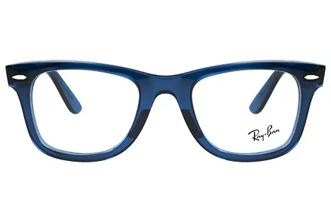 Ray-Ban Wayfarer Ease RX4340V 8223 50 Transparent Dark Blue