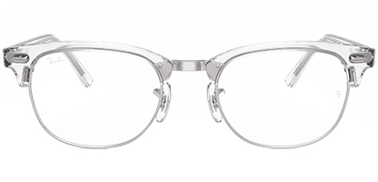 Clubmaster RX5154 2001 49 White Transparent