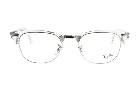 Ray-Ban Clubmaster RX5154 2001 51 White Transparent