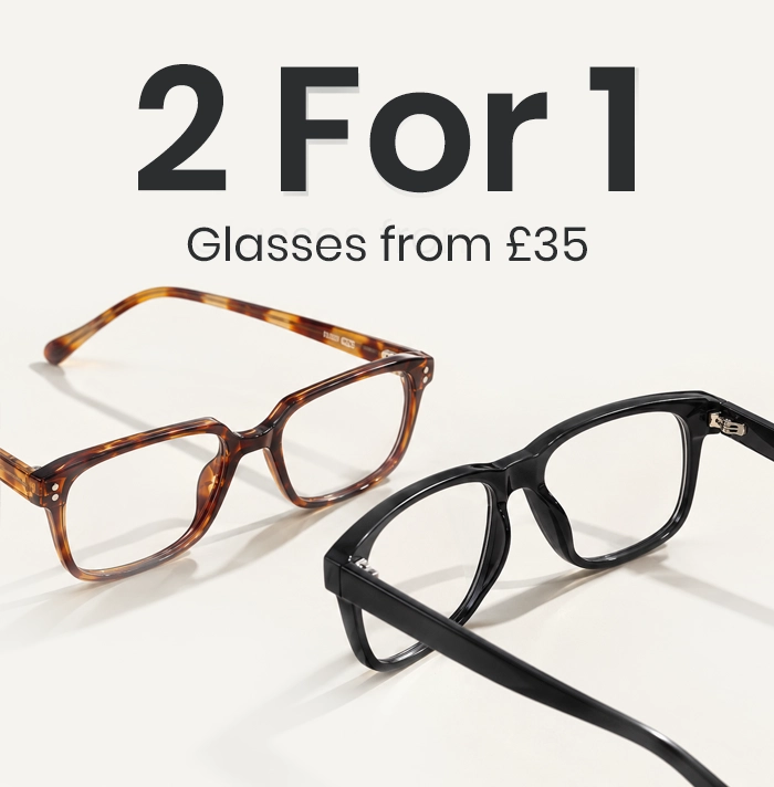 Glasses 2 for 1 from £35