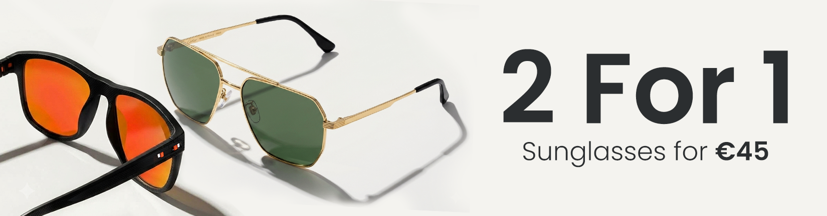 Buy 2-for-1 sunglasses