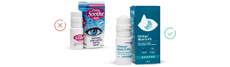 Clinitas Soothe Multi Preservative-Free Eye Drops - 10ml