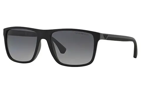 Emporio Armani EA4033 5229T3 Rubber Black & Grey Polarised