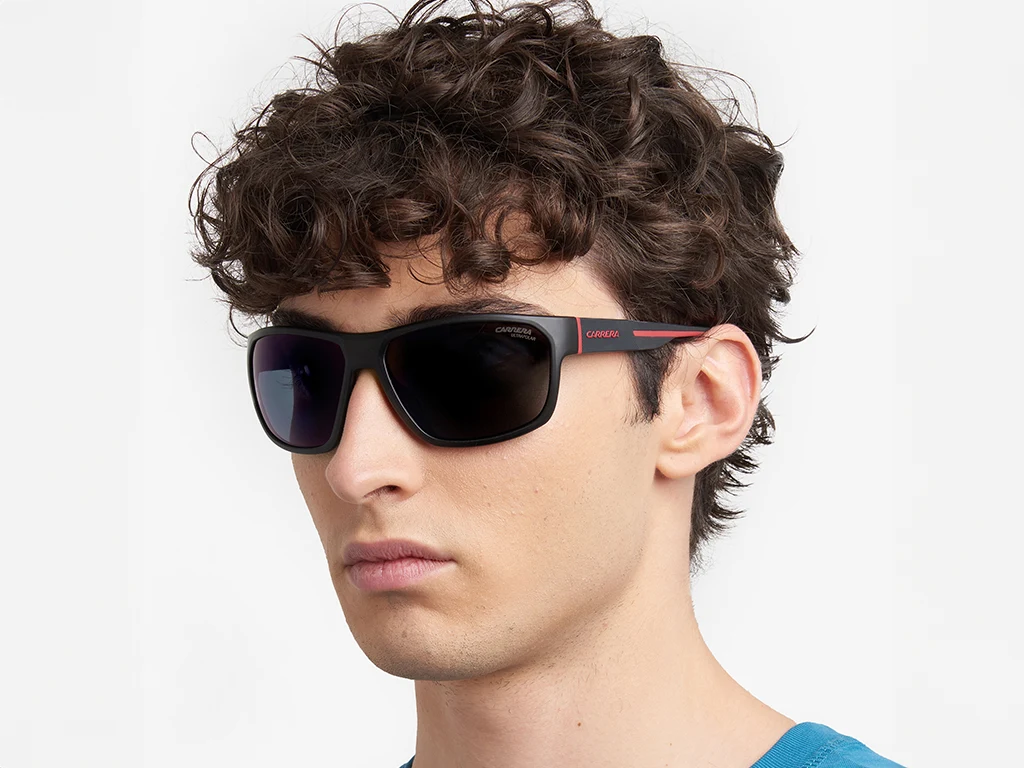 Carrera 4018/S BLX Matte Black Red 63 Polarised