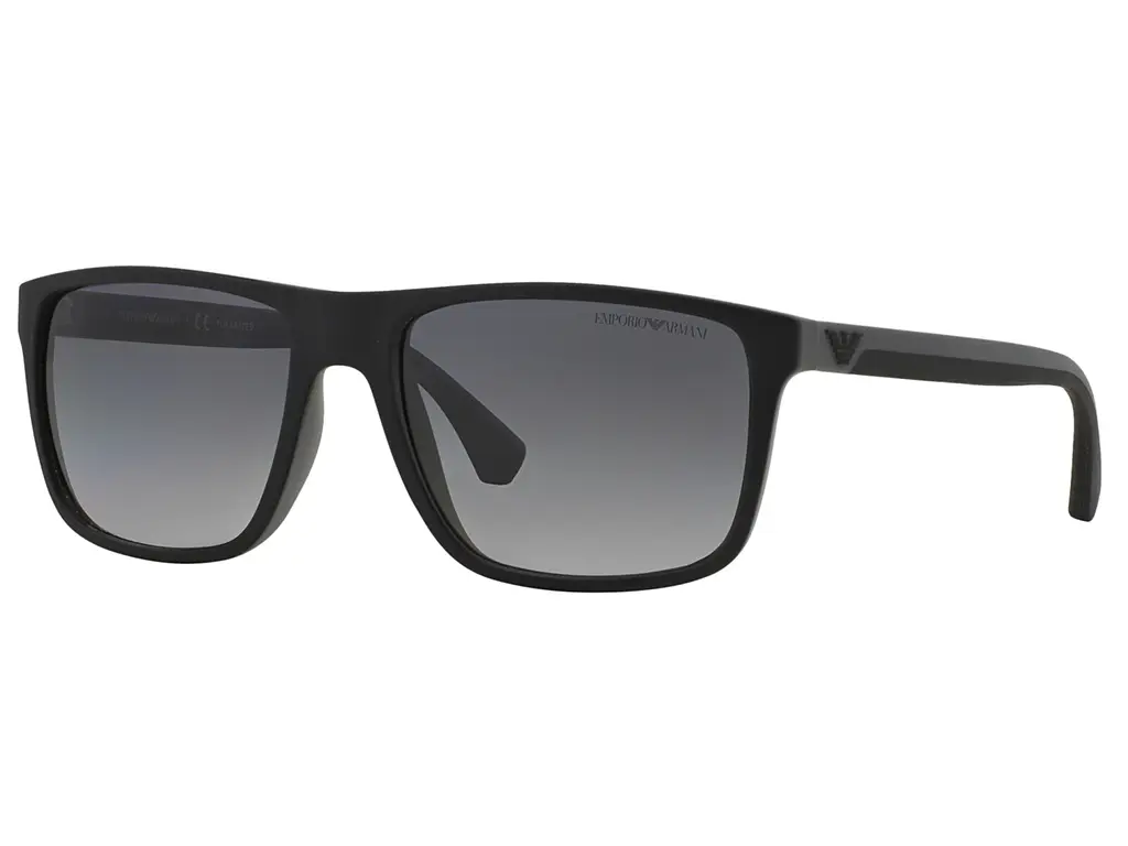 Emporio Armani EA4033 5229T3 Rubber Black & Grey Polarised