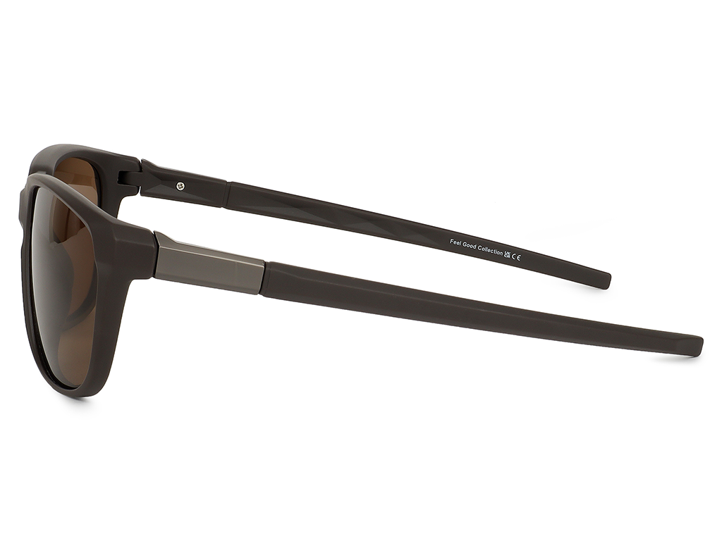 Feel Good Collection Alek 11 Matte Brown 57 Polarised